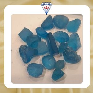High Quality Natural London <b>Blue</b> <b>Topaz</b> Rough Stone Loose Gemstone for Jewelry Making Wholesale Supply AAA Grade Export Materials - Product Image 5