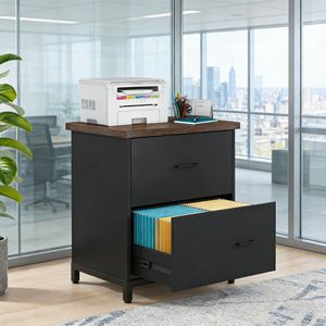 Armadietto Laterale a 2 Cassetti Come Supporto per Stampante o Arredo Ufficio - Product Image 2