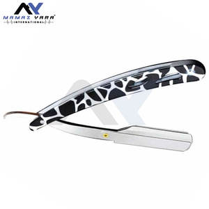 Navajas de Barbero Tradicionales Plegables de Venta Caliente, Maquinilla de Afeitar Recta de Una Sola Hoja con Diseño de Seguridad para Afeitado Masculino para Barberos - Product Image 2