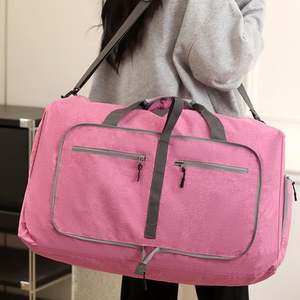 Bolsa de Viaje Impermeable de Poliéster con Cierre de Cremallera y Correa de Hombro Ajustable, Bolsa de Fin de Semana de Gran Capacidad - Product Image 2
