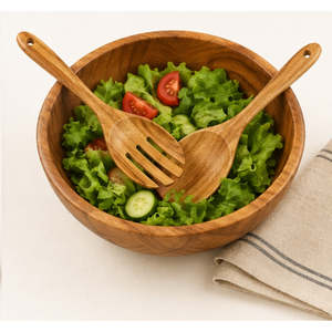Lot de cuillères de cuisine en bois en gros – Ustensiles en bois de teck naturel, spatule de cuisine antiadhésive, louche, outils de cuisson écologiques - Product Image 4