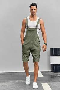 Pantalones Casuales de Alta Calidad para Hombre, Corte Ajustado, Azules, Vaqueros de Cintura Alta, Pantalones Largos, Jeans, Overol para Hombre - Product Image 2