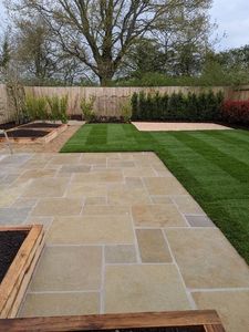 Losas de Pavimento de Piedra Caliza Amarilla Tandur GROCON |   Piedra para Patio y Jardín |   Acabado pulido |   Calibrado |   Exportación a granel a India - Product Image 3