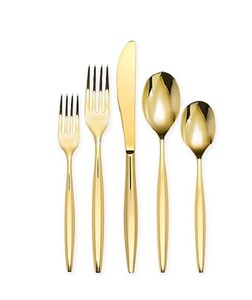 Ensemble de couverts en acier inoxydable de haute qualité Royal Luxury Silver Gold pour restaurant hôtel mariage - Product Image 6