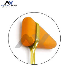 Martillo de percusión médico Taylor chapado en oro con cabezal naranja Stealth, martillo de reflejos Taylor para tendones - Product Image 2