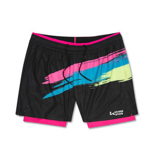 Top Quality Multi Color Printed Men Gym Shorts Double <b>Layer</b> Unique Design Affordable Price Men Gym Shorts - Product Image 1