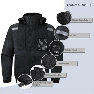 Traje de Protección JACOMO APPAREL Nivel D, Impermeable, Corte Regular, Costuras Selladas, para Áreas Públicas - Product Image 3