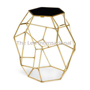 Mesa Auxiliar Decorativa de Metal, Moderna, con Tapa Redonda, para Hogar, Oficina, Dormitorio, Hotel - Product Image 4