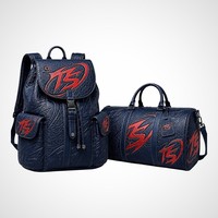 Sac de voyage en cuir de luxe haut de gamme, design multifonctionnel en polyester, poignées de transport modernes et confortables, personnalisation de la marque