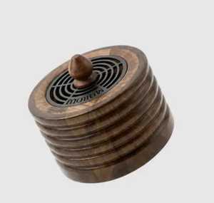 Handcrafted Wooden Bakhoor Burner Arabic Mabkhara <b>Incense</b> <b>Holder</b> for Bakhoor Frankincense and Traditional Fragrance - Product Image 1