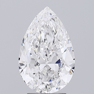 เพชรทรงลูกแพร์เพาะเลี้ยงในห้องปฏิบัติการ คุณภาพ EX-VG สี D-E ความสะอาด VVS-VS  แบบ CVD รับรองโดย IGI น้ำหนัก 12.20 กะรัต สำหรับทำเครื่องประดับต่างหู - Product Image 1