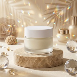 Crema Facial Antienvejecimiento con Células Madre Premium y Ceramida Matrixyl OEM ODM MOQ 350 Botella de Vidrio - Product Image 6