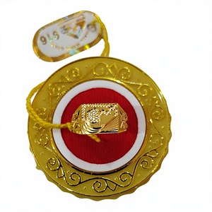 แหวนทองคำแท้ 22k ระดับพรีเมียมสำหรับผู้ชาย เครื่องประดับหรูหราทำมือ ดีไซน์คลาสสิก เหมาะสำหรับสวมใส่ทุกวันและเป็นของขวัญสุดพิเศษ - Product Image 1