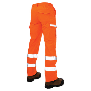 New Arrival Hi Vis <b>Winter</b> Workwear Safety <b>Work</b> Pants for Men Reflective Polyester Customized Logo Multi-Pocket <b>Trousers</b> - Product Image 4