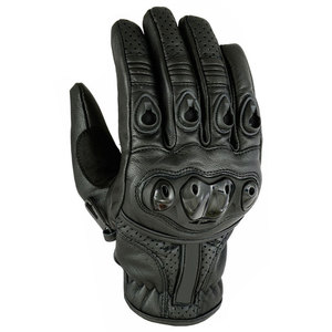 MAKUM INTERNATIONAL Leather Full Finger Racing Motobike <b>Gloves</b> Adjustable Wrist Strap-Waterproof <b>Touchscreen</b> for Winter Riding - Product Image 1