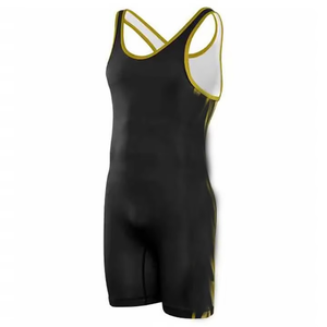 ชุดซิงเกิลเล็ตมวยปล้ำคุณภาพสูงแบบกำหนดเองสำหรับผู้ชาย OEM ODM ชุดกีฬาออกกำลังกายพร้อมโลโก้สั่งทำ ชุดซิงเกิลเล็ตออกกำลังกายแบบรัดรูปสำหรับผู้ชาย ขายส่ง - Product Image 1