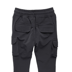 Pantalon décontracté pour homme, coupe droite ample, en maille transparente, avec fermeture boutonnée, été, écologique, respirant, 100% polyester, léger, 3D, sexy - Product Image 5
