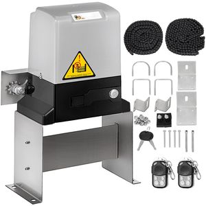 AC1400 3100LBS motore elettrico Per cancello scorrevole Per vialetto 40ft Per Min velocità di movimento 2 telecomandi Kit di sicurezza - Product Image 1