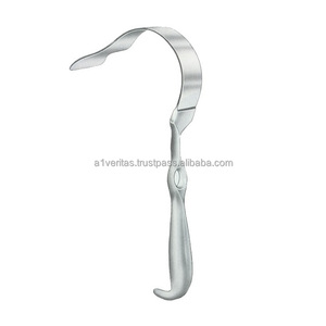 Retractor Polloson A-1 VERITAS de Alta Calidad, 27 cm, Instrumento Quirúrgico Manual Reutilizable con Acabado Mate para Cirugía General - Product Image 4
