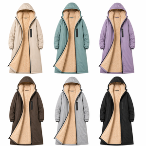 Robe de change imperméable personnalisée pour l'extérieur, en polaire Sherpa, séchage rapide, portable, fournisseur OEM - Product Image 5