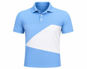 Men's Color Blocked <b>Polo</b> Shirt Short Sleeve Geometric Design Knitted Casual Style Navy <b>Orange</b> White - Product Image 5