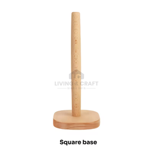 Support de cuisine et salle de bain en bois JUNJI, installation facile, type sur pied, organisateur de rouleaux de papier, séchoir à serviettes, support pliable pour comptoir - Product Image 4