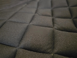Soft breathable English saddle <b>pad</b> constructed with durable quilted layers ensuring <b>cooling</b> airflow consistent saddle <b>pad</b> - Product Image 5