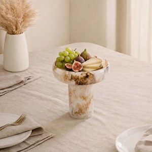 Petit support circulaire en résine fait main, support de présentation décoratif pour la décoration de la maison, vente en gros OEM - Product Image 5