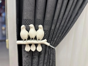 Attaches de rideaux design 3 oiseaux, idéales pour la décoration de salon et d'occasions spéciales, ajoutent de l'élégance et du charme à votre espace de vie principal. - Product Image 6