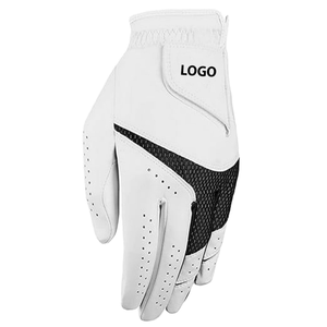High Quality Custom Logo Design Unisex Golf Gloves Breathable Non-Slip Genuine Leather Cabretta for Sports Hands - Product Image 3