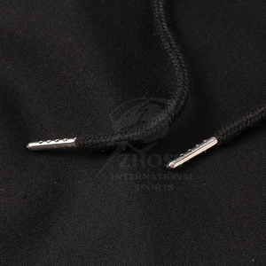 Sweat-shirt à capuche à carreaux noirs pour homme, pull décontracté avec poche avant, fermeture à cordon, design patchwork, vêtement d'hiver 100% coton - Product Image 4