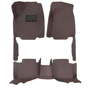 Tapis de sol pour <span class=keywords><strong>Kia</strong></span> pour <span class=keywords><strong>Xceed</strong></span> <span class=keywords><strong>2018</strong></span>-présent avec accessoires intérieurs antidérapants Noir Rouge - Product Image 1