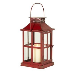 Red <b>Lantern</b> Decorative Metal for Indoor <b>Outdoor</b> Antique Finish Metal <b>Candle</b> <b>Lantern</b> Wholesale Decorative <b>Candle</b> <b>Lantern</b> - Product Image 5