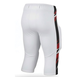 Custom American Football Jersey Pants Set Red Black White Sublimated V-Neck Short Sleeve Moisture Wicking Men's <b>Athletic</b> Wear - Product Image 6