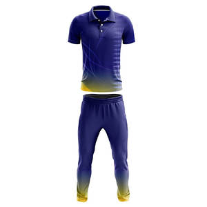 Compre el Nuevo Uniforme Deportivo de Cricket, Uniforme de Cricket 100% Poliéster al Mejor Precio, Uniforme de Cricket Sublimado - Product Image 1