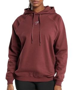 Sudadera con capucha para mujer de calidad superior GSM 380 estampado personalizado 100% algodón sostenible color atractivo para el invierno - Product Image 1
