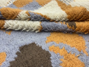 Alfombra de Lana Marroquí de Lujo Anudada a Mano, Alfombra Moderna y Suave para Piso - Product Image 3