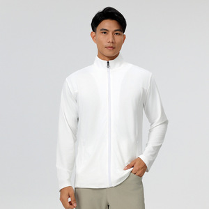 <b>Mens</b> Performance Running <b>Jacket</b> Breathable <b>Lightweight</b> Sportswear Active Zip Fitness Training Coat For Gym Workout Outdoor - Product Image 6