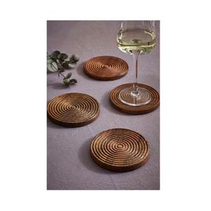 Sous-verre en bois pour table, sous-verre en bois poli et lisse pour la maison et les restaurants - Product Image 2