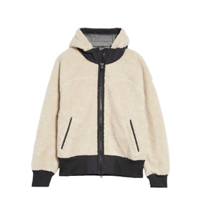 Women Sherpa Fleece <b>Zip</b> <b>Up</b> <b>Jacket</b> Warm Winter Teddy Coat Casual Streetwear Custom OEM ODM Wholesale Factory - Product Image 4