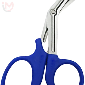 Tijeras Quirúrgicas de 5.5 Pulgadas, Acero Inoxidable, Herramienta Manual para Enfermeras, Mango Azul, Instrumento Clase I - Product Image 4