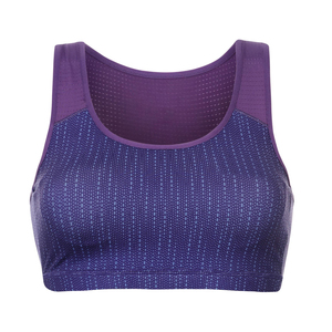 Soutien-gorge de yoga respirant pour femme grande taille avec maintien moyen, logo frontal et design dos nageur - Product Image 5