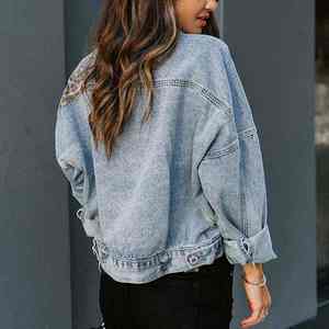 Wholesale <b>Customise</b> High Quality Ladies Winter Jean <b>Jacket</b> With Fur Stylish <b>Denim</b> <b>Jacket</b> for Women - Product Image 3
