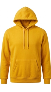 Sweat-shirt à capuche fin unisexe personnalisé en usine, effet dégradé, avec logo imprimé par sérigraphie, vierge, coupe oversize - Product Image 4