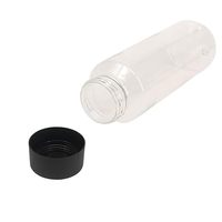 Bouteille de jus en plastique transparent YAMAT avec bouchon à vis, bouteilles d'emballage pour boissons rondes, 250ML 350ML 500ML