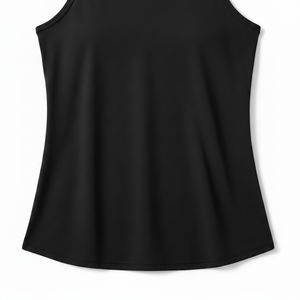 Débardeur côtelé 100 % coton pour femme, dos nageur, sans manches, sexy, uni, avec logo personnalisé, vente en gros - Product Image 4