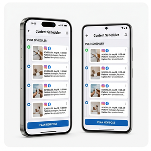 Aplicación de marketing en redes sociales de Royalcraft: programador de publicaciones, análisis, administrador de anuncios y herramientas de crecimiento para iOS/Android - Product Image 3