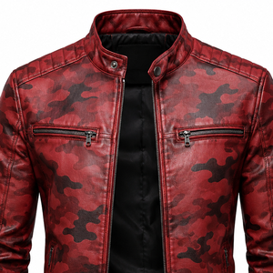 New Men Women <b>Winter</b> <b>Leather</b> <b>Jacket</b> New Trend Casual Fashion Warm Thick Biker Coat Stylish Street Wear OEM ODM Wholesale - Product Image 6