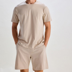 Men Summer Set Premium Quality Summer Outfit Lightweight Breathable <b>T</b> <b>Shirt</b> And Shorts Suitable For Travel Leisure Exercise - Product Image 3