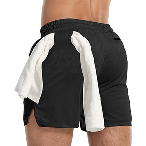 Custom Design Factory Made Training Shorts Your Own Logo Men Casual <b>Mid</b> Breathable Quick Dry Drawstring Closure Comfortable - Product Image 2